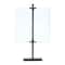 Hello Honey® Black Adjustable Metal Stand & Glass 10" x 16.75" Floating Photo Frame